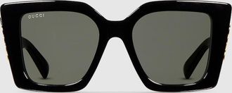 Gucci Cat-eye Sunglasses, Black