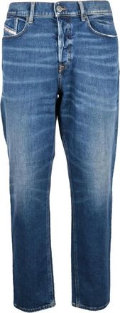 Diesel Jeans, Heren, Blauw, W34, Katoen, 2005 D-Fining Jeans