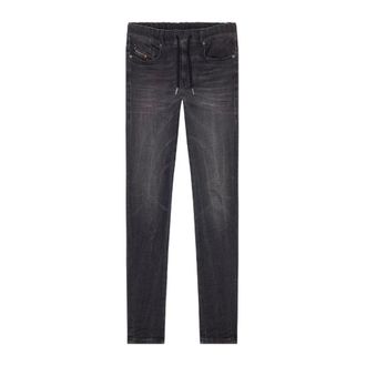 Diesel Classic Stretch Cotton Jeans with Lace Fastening