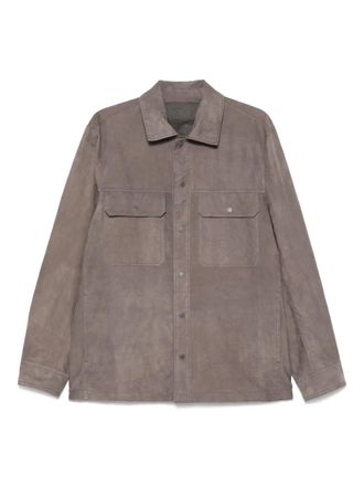 Salvatore Santoro suede shirt - Grey