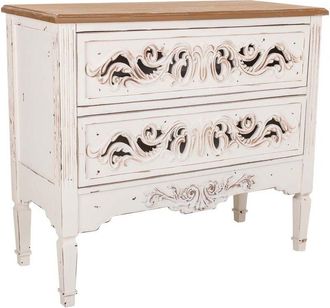 Wanderlust Deco C&oacute;moda De Madera Blanca 86x38x76