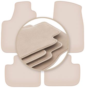 OEM Alfombrillas Beige Premium Para: Lancia Thema Ii Berlina 2011-2014