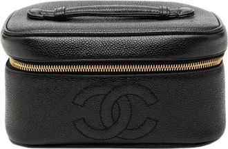 Chanel Pre-owned Handbags, female, Black, Size: ONE SIZE Pre-owned Vanity Bag