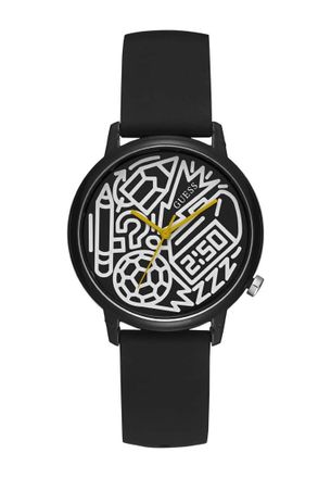 Guess Womens V0023M8 Time To Give Watch - Black - One Size