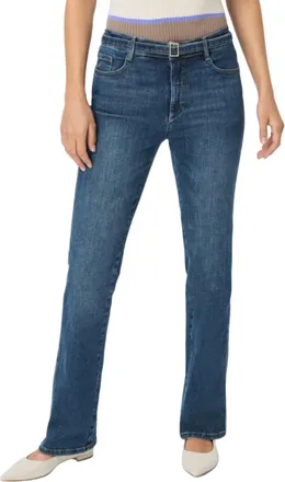 Brax Mary Five Pocket Bootcut Jean In Used Stone Blue