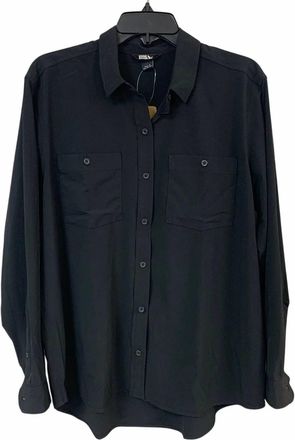 Eddie Bauer Womens Departure 3.0 Long Sleeve Shirt In Black
