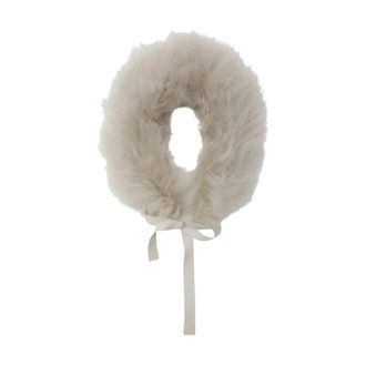 Max Mara Winter Scarves, female, Beige, Size: ONE SIZE The Cube Scarf
