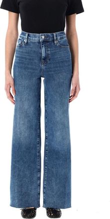 Frame Denim Le Slim Palazzo Raw Hem Jeans