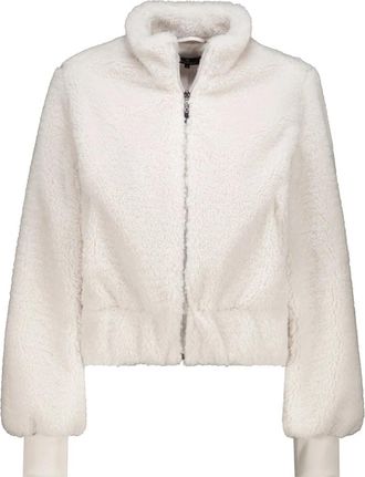 Monari Elegante Teddy Jas - Dames - Jassen - Wit - L - Jassen
