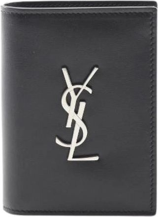 Saint Laurent Pre-owned Wallets, male, Black, Size: ONE SIZE Pre-owned Leather wallets