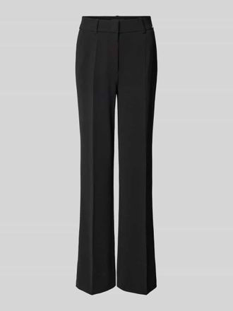 Cambio Cambio Regular Fit Stoffhose mit B&uuml;gelfalten Modell AMELIE GALLON in Black, Gr&ouml;&szlig;e 36