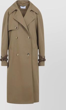 Moschino belted trench coat double breasted design