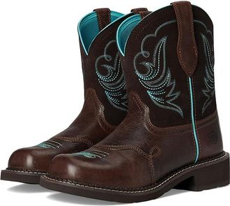 Ariat Fatbaby Heritage Dapper Cowboy Womens Boots Royal Chocolate/Fudge : 5.5 B - Medium, Leather/Suede