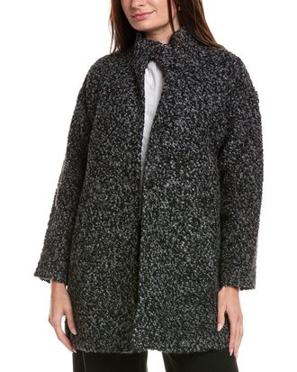 Eileen Fisher Eileen Fisher Petite Curly Alpaca & Wool-Blend Coat