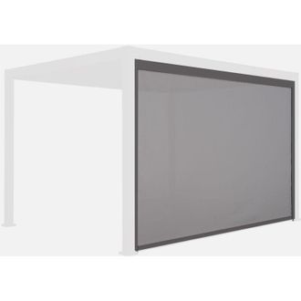Sweeek Sweeek - Toldo Vertical De 4m Para P&eacute;rgola Triomphe, Triomphe Toldo 4m, Gris, 370x1x236 Cm