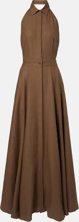 Ralph Lauren Collection Eldred linen maxi dress