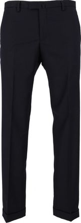 BRIGLIA 1949 Tailored Straight Leg Pants with Design