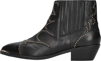 Toral Shoes Sonia Punk Enkellaarsjes - Dames - Schoenen - Zwart - Maat: 38 EU Leer