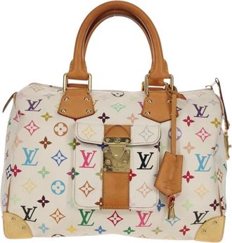 Louis Vuitton Speedy Handbag Monogram Multicolor Multicolour Canvas Handbag (Pre-Owned)