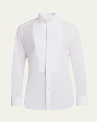 Tom Ford Mens Cocktail Voile Slim-Fit Dress Shirt
