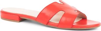Patricia Green Hallie Slide Sandal in Red Leather at Nordstrom, Size 8