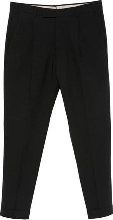 Pantaloni Torino Rechte broek - Heren - Nette broeken - Zwart - M - Wol - Broeken