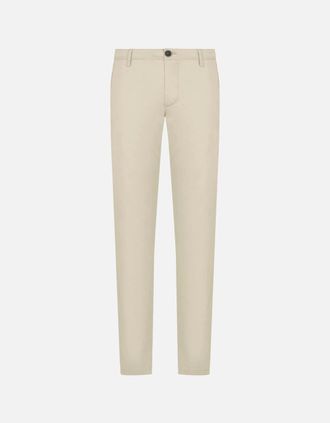 A|X Armani Exchange Mens Slim Fit Beige Chino Trouser - Cream