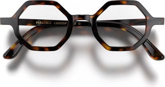 London Mole Malibu reading glasses | Cool hexagonal/octagonal shaped readers | Mens Womens Unisex | Spring hinges