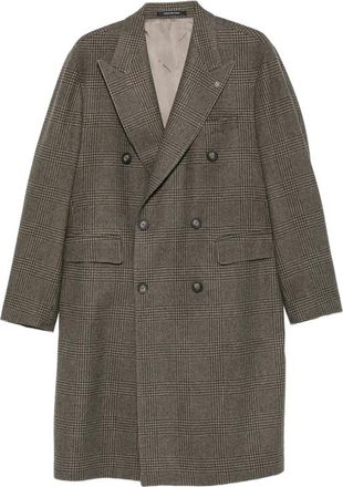 Tagliatore Prince Of Wales Check Double-breasted Coat