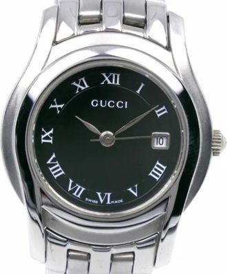 Gucci Pre-owned Glass watches - Dames - Vintage Horloges - Zwart - ONE Size - Vintage