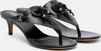 Isabel Marant Ekyne embellished leather thong sandals