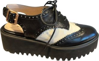 All Black Womens Spectator 23 Mules In Black