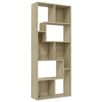 vidaXL Estanter&iacute;a Madera Contrachapada Color Roble Sonoma 67x24x161 Cm Vidaxl