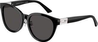 Jimmy Choo London JC5032D Asian Fit 500087 Womens Sunglasses Black Size 55