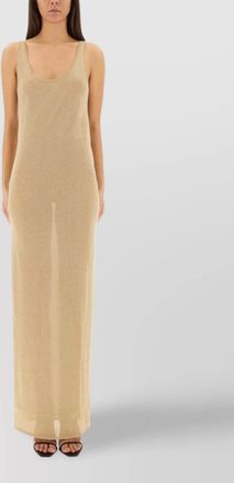 Saint Laurent maxi dress shimmering finish