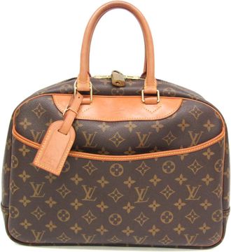 Louis Vuitton Trouville Monogram Canvas Brown Canvas Handbag (Pre-Owned)