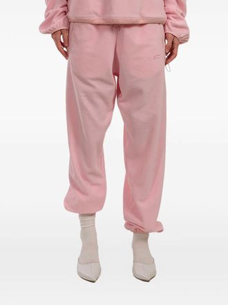 Natasha Zinko logo-embroidered track pants - Pink