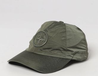 Stone Island Cappello da baseball in nylon con patch logo Compass