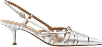 Lella Baldi Slingback - Dames - Pumps - Grijs - 38 EU - Leer - Schoenen