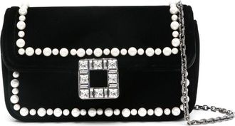 Roger Vivier Jeu De Fille Velvet Clutch