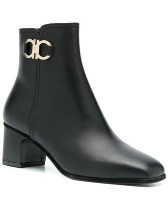 Ferragamo Leather Ankle Boot