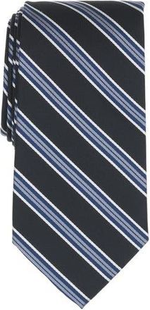 Brooks Brothers Framed Stripe Silk Blend Tie in Black at Nordstrom Rack