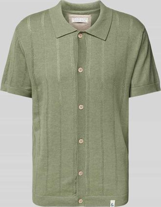 Colours & Sons Regular Fit Freizeithemd mit Leinen-Anteil in Gruen, Gr&ouml;&szlig;e XXL