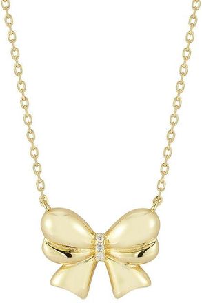 Sphera Milano 14K Gold Plated Cz Necklace