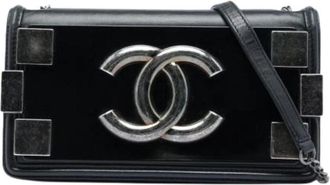 Chanel Pre-owned Vintage Flap Bag - Dames - Vintage Schoudertas - Zwart - ONE Size - Leer - Vintage