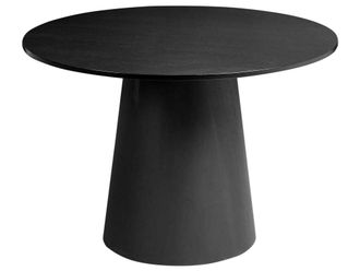 Beliani Mesa de comedor de derivado de madera 4 personas l120