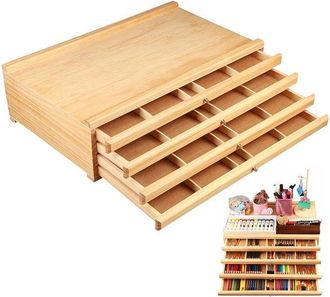 OEM Caja De Almacenamiento De Madera - Multifuncional - 1 Pieza - Pino - 40x25,5x11,5 Cm