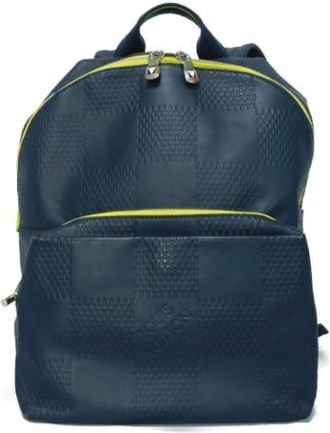 Louis Vuitton Pre-owned Backpacks, male, Blue, Size: ONE SIZE Pre-owned Leather backpacks
