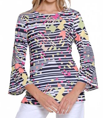 Multiples Geometric Blouse In Grand Bazaar
