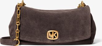 Michael Kors Bryant Small Suede Convertible Shoulder Bag
